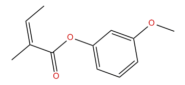3-Methoxyphenyl (Z)-2-methyl-2-butenoate